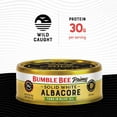 thumbnail image 2 of Bumble Bee Prime Solid White Albacore Tuna in Olive Oil, Wild Caught, Gluten Free, 30g Protein per Serving, Shelf Stable Can, 5 oz, 2 of 9