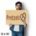 thumbnail image 4 of Pretzels Vinyl Decal 2 Pack of 12 Inch x 16 Inch Weatherproof Heavy-Duty Adhesive Backing | Freshly Baked Snacks, Food Stalls, Delicious Treats | Made in USA, 4 of 6
