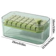 thumbnail image 2 of JingChun Ice Cube Tray with Lid and Bin, Silicone Plastic Ice Cube Trays for Freezer with Ice Box, Stackable Ice Tray with Storage Ice Bucket Kits,Ice Scoop, 2 of 3