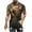 Gold, variant on Oversized Men's Vintage Sports T-shirts Classic Pig Print Loose Fit Sports and Fitness Performance Tops Size M(6)Gold