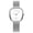 1251B--WYY, variant on Women's watch, stainless steel women's watch, steel strap quartz watch, creative two-hand half-barrel design, European and American style fashion wristwatch