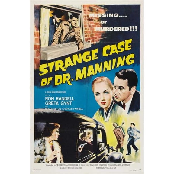 The Strange Case of Dr. Manning Movie Poster - 27 x 40 in.
