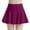 Wine, variant on EDFBUYKRS Female Skirts Floral Maxi Skirt Or Linen Women's Comfortable Pleated Yoga Skirt High Waist Sport Half Skirt Running Quick Dried Tennis Short Skirt