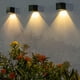 thumbnail image 5 of Lámpara solar de pared para exteriores, iluminación descendente, IP65, moderna, para decoración del hogar, jardín, porche, luz cálida y blanca., 5 of 9