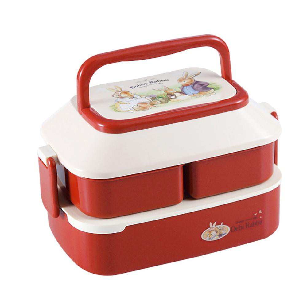 Portable Eco-Friendly Lunch Box Portable Bento Box With Tableware Kids Picnic BY 