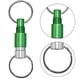 thumbnail image 2 of Llavero Giratorio Liberación Rápida Aleación Aluminio Coche Desmontable () Verde, 2 of 4