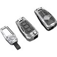 thumbnail image 1 of Zinc Alloy Key Fob Cover,Keychain,Full Protection Car Key Case for Audi A1 A3 A4 A6 A8 Quattro Q2 Q3 Q7 R8 RS3 RS4 RS6 S3 S6 S8 TT TTS Smart Remote Keyshell Accessories, 1 of 6
