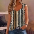 thumbnail image 2 of Summer Tank Tops for Women Vintage Printed T-Shirts V Neck Sleeveless Blouse Dressy Trendy Outfits Blusas Casuales Para Mujer, 2 of 5