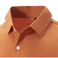 thumbnail image 5 of Men's Casual Button Down Shirts Wrinkle-Free Short Sleeve Dress Shirt Business Casual Office Shirt Lightweight Comfort Summer Shirts, 5 of 5