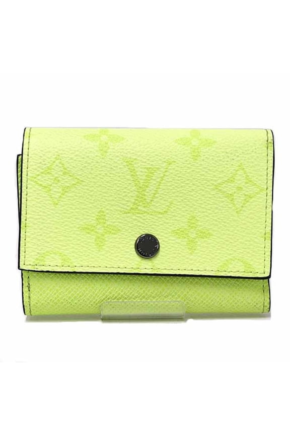 Pre-Owned Louis Vuitton Victor Wallet, Tri-fold Japan Exclusive, Taiga Cowhide...