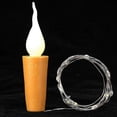 thumbnail image 3 of 10 luces LED con forma de corcho para botellas, con enchufe y alimentación a pilas., 3 of 5