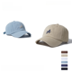 thumbnail image 1 of Ropa de trabajo Harajuku retro japonesa, gorra informal de Bordado de letras tridimensional con visera, gorra de béisbol azul claro para pareja versátil para mujer y hombre., 1 of 5