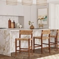 thumbnail image 2 of Butler Specialty Company Valencia 25" Woven Counter Stool with Back - Brown, 2 of 8