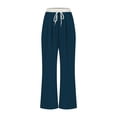 thumbnail image 6 of Fashion Casual Pants for Womens High Waist Plus Size Solid Color Fashionable And Comfortable High Waisted Workwear Pants With 8 Pockets For Casual Wear Save to 65% off!, 6 of 6