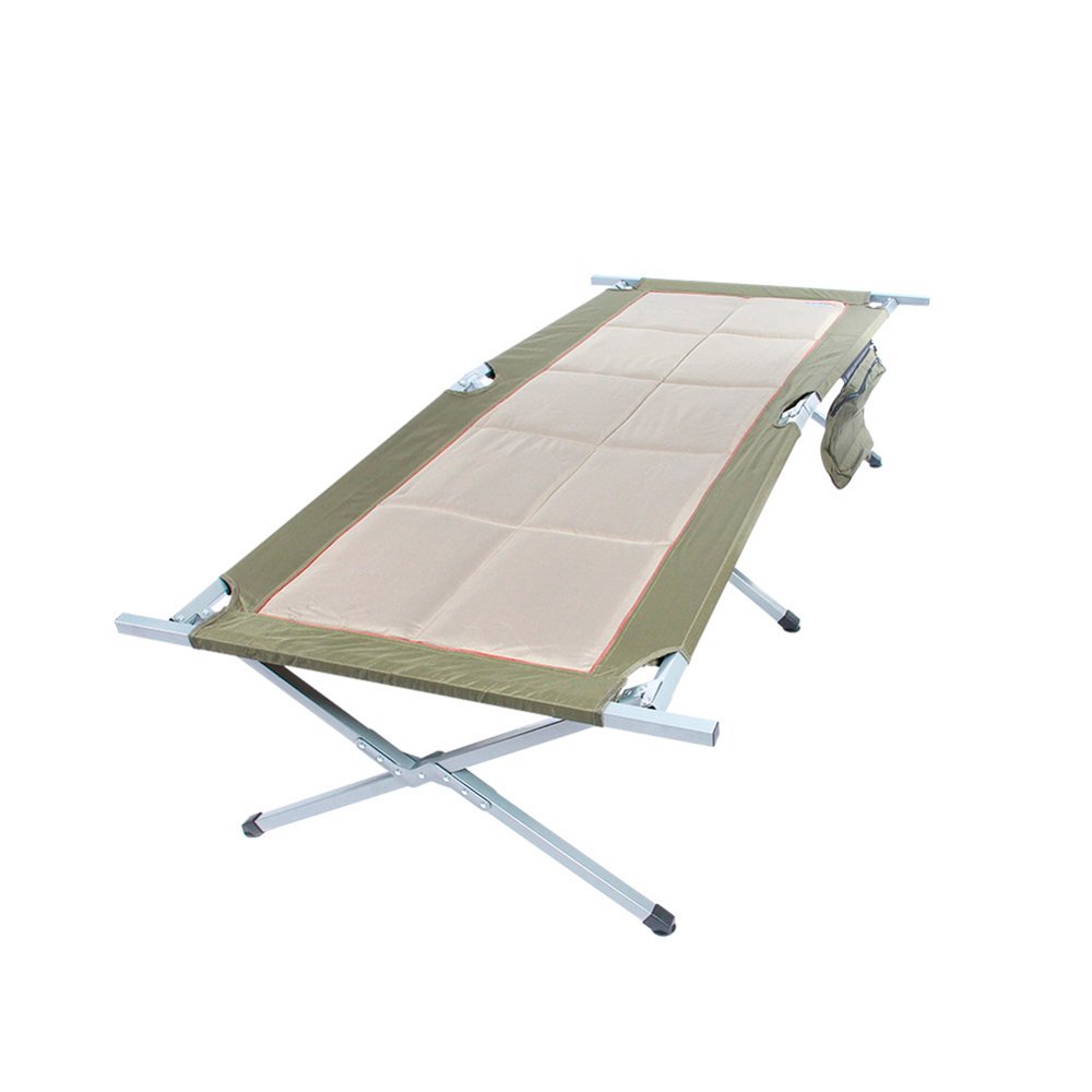Bushtec Adventure Sierra Oversized Canvas Camp Bed, Cot for camping or