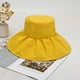 thumbnail image 4 of Sombrero de pescador de moda para verano, playa, ala ancha, sombrero de viaje plegable, 4 of 5