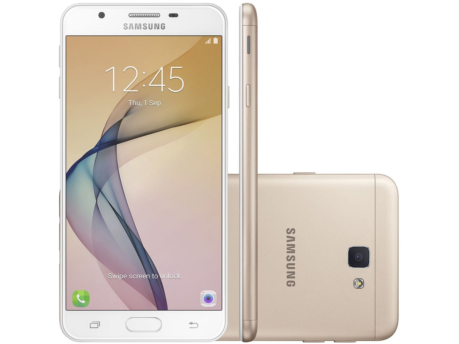 Refurbished Samsung SM-G610 Galaxy J7 Prime with 16GB Memory Cell Phone  (Unlocked) - (White/ Gold) - Walmart.com
