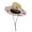 Freedom Sparkle, variant on Kids Straw Sun Hat, Wide Brim Beach Hat with Chin Strap for Outdoor Protection, Unisex