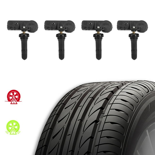Tire Pressure Monitor Sensor Auto Tire Pressure Monitor 4pcs Tire Pressure Monitoring Sensors TPMS DE8T1A180AA Fit For 09-15