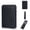 Black, variant on Men's Slim Wallet with RFID Blocking - Minimalist Front Pocket Leather Card Holder with Money Clip, 4-Color Options