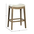 thumbnail image 2 of Oak Counter Stool, Linen, 2 of 5
