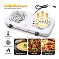 Hot Plate Double Burner Electric Portable Countertop Stove Cooktop
