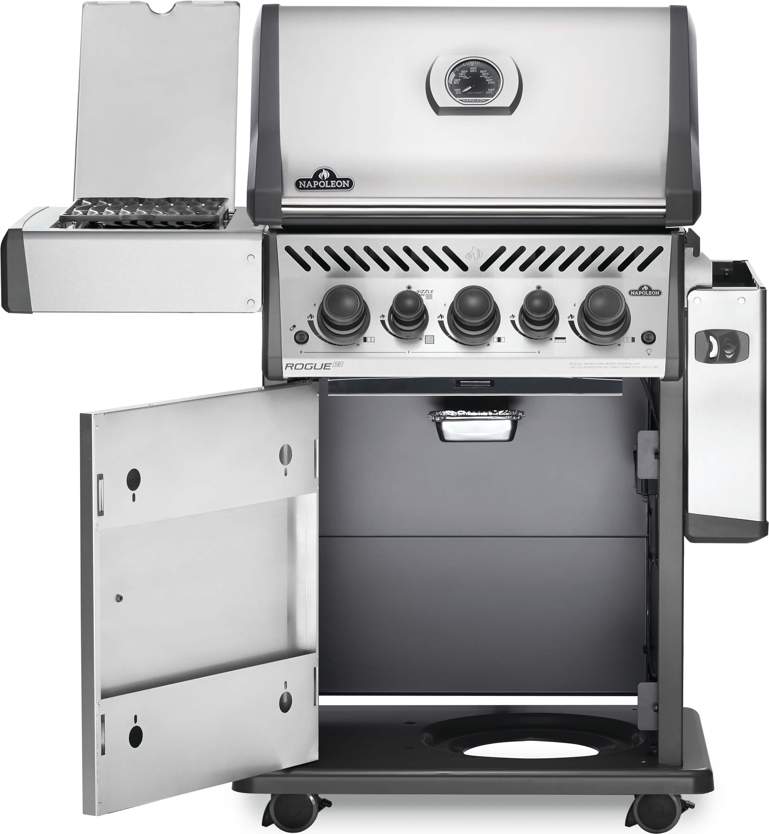 Napoleon Rogue SE 425 RSIB Propane Gas Grill with Infrared Side and Rear Burners - image 3 of 11