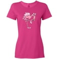 thumbnail image 3 of Inktastic Flamingo Ballerina in Tutu and Ballet Toe Shoes Women's T-Shirt, 3 of 5