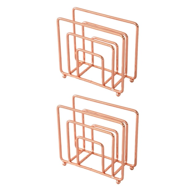 Outdoor Dining Table Table Napkins, Modern Metal Napkin Holders for Kitchen Tables and Countertops, Paper Cocktail Napkin Dispensers for Indoor and Outdoor Use
