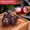 thumbnail image 3 of Creativo té de lichi que cambia de color, juego de té para mascotas, adornos de resina de frutas, accesorios para la ceremonia del té, 3 of 5
