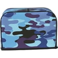 thumbnail image 2 of Toaster Cover 4 Slice Camouflage Dustproof Bread Maker Cover Fingerprint Bakeware Protection Wide Slot Toaster Bag Reusable Kitchen Small Appliance Cover TC278, 2 of 5