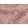 thumbnail image 4 of oneOone Viscose Jersey Fabric Blue & Peach Flower Floral Decor Fabric Printed BTY 60 Inch Wide, 4 of 5