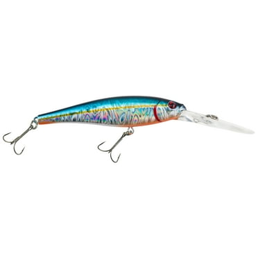 Berkley Flicker Minnow Fishing Lure, Slick Blue Alewife, 1/4 oz