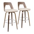 thumbnail image 1 of Tabouret de Bar moderne milieu-du-siècle Trilogy, de LumiSource, 1 of 8