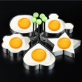 thumbnail image 2 of Fried Egg Molds, Pancake Mold Maker With Handle For Kids, Mold Non Stick For Griddle Pan 5pcs, 2 of 5