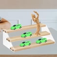 thumbnail image 4 of segolike Wooden Display Rack CounterTop Organizer Riser Stand Acrylic Kitchen 3 layer, 4 of 9