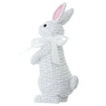thumbnail image 5 of Masteelf Resin Easter bunny Statue with Rattan Effect and Bowknot Decoration for Home Decor .5 Inches, 5 of 8