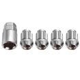 thumbnail image 4 of 4pcs Universal Wheel Lock Lug Nuts Anti Theft Locking Nuts with 1pc Sleeve, 4 of 9