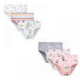 thumbnail image 1 of BULLPIANO Little Girls' Soft Cotton Underwear Kids Breathable Comfort Panty Briefs Toddler Undies(Pack of 6), 1 of 7