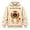 D-Beige146, variant on DHFJKG Women's Hoodie With Pet Pouch, Cute Lion Graphic Pet Holder Zipper Pocket Carries Pullover