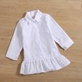 thumbnail image 4 of Esaierr Robe pour Filles 2-7 Ans Couleur Unie + Ensemble Robe Débardeur pour Enfants Printemps Automne Confort Décontracté, 4 of 9