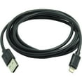 thumbnail image 2 of RND Power Solutions - Lightning cable - Lightning male to USB male - 6 ft - black, 2 of 6