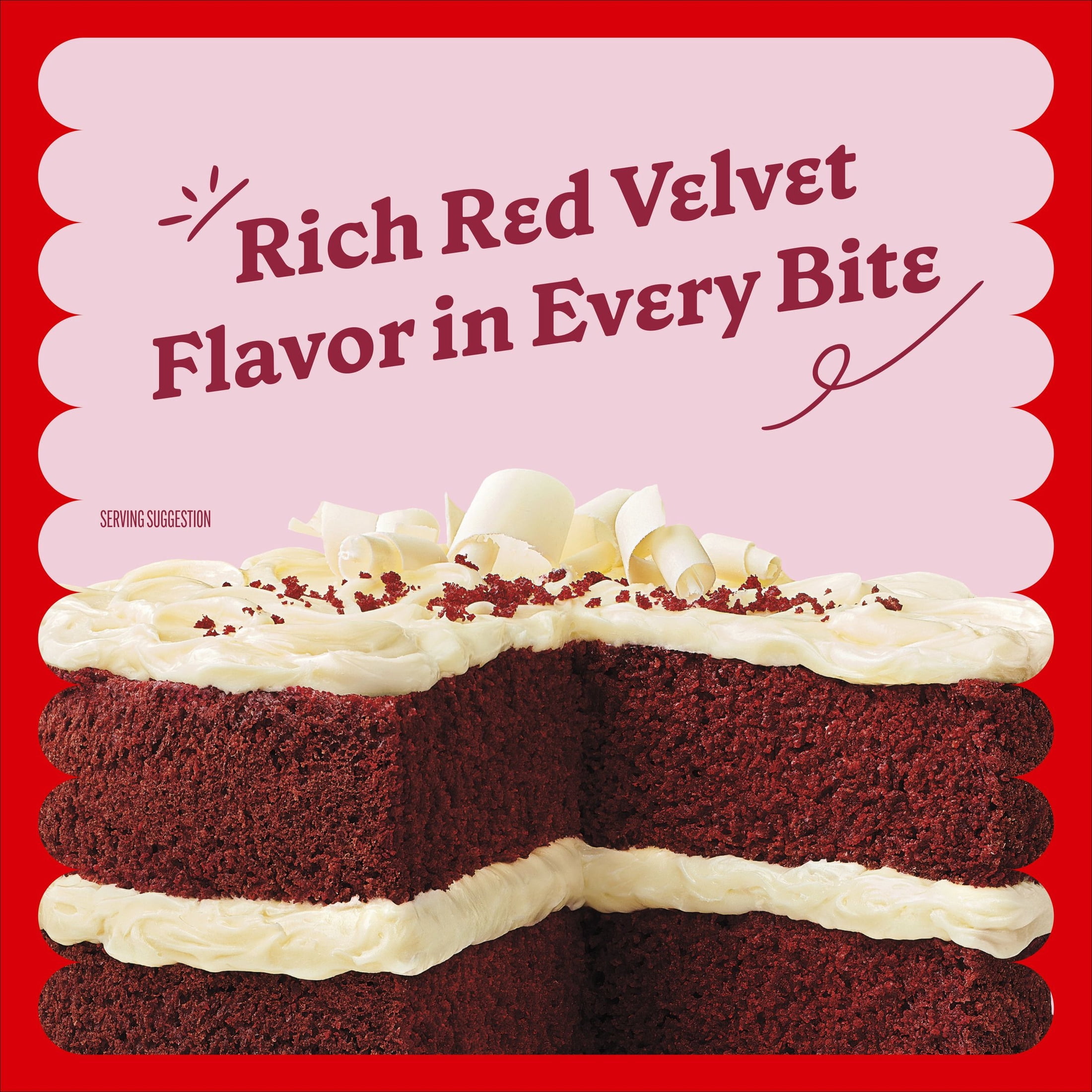 (8 pack) Betty Crocker Delights Super Moist, Red Velvet, Cake Mix, 13.25 oz