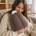 thumbnail image 6 of Halloween Pumpkin Plush Pillow – Soft Stuffed Pumpkin Cushion with Cheerful Face, Cotton Lumbar Support Throw Pillow for Sofa, Bed, Chair & Room, Cute Fall Harvest Decorative Gift, 6 of 7