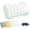 White, variant on Cooling Marshmallow Puff Pillow, Soft Cloud Puff Sleep Pillow with Neck and Shoulder Support, Breathable Washable Bed Pillow for Side, Back and Combination Sleepers (Gray)