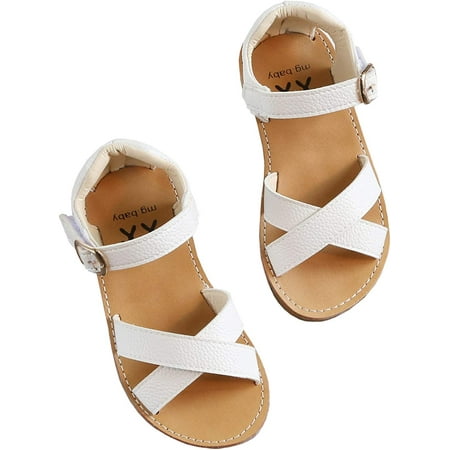 

Girl s Summer Water Sandals Strappy Comfort Soft Flat Sandal (Toddler/Little Kid)