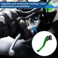 thumbnail image 3 of Palancas de freno y embrague cortas únicas para Kawasaki ZX6R ZX 6R 636 ZX-6R 2019-2025, palanca de freno ajustable de aleación de aluminio verde, 1 par, 3 of 7
