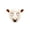 B002- White, variant on Mask, Plush White Sheep Animal Mask, Furry Mask, Mask for Masquerade Party, Soft Faux Latex Construction, 12X11 Inch Adult Size, Great for Parties, Photo Booth Props, Prank Use