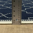 thumbnail image 3 of Style Haven  Marianna Simple Lattice Navy/ Off-White Loop Pile Indoor Outdoor Area Rug Navy/Off-White 7'10" x 10'10" 8' x 10' Indoor,Outdoor Living, 3 of 5