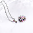 thumbnail image 6 of Daisy Flower Urn Necklace for Ashes for Women Pendant Keepsake for Ashes Memory Cremation Jewelry Urn Necklace Jewelry for Women, 6 of 7